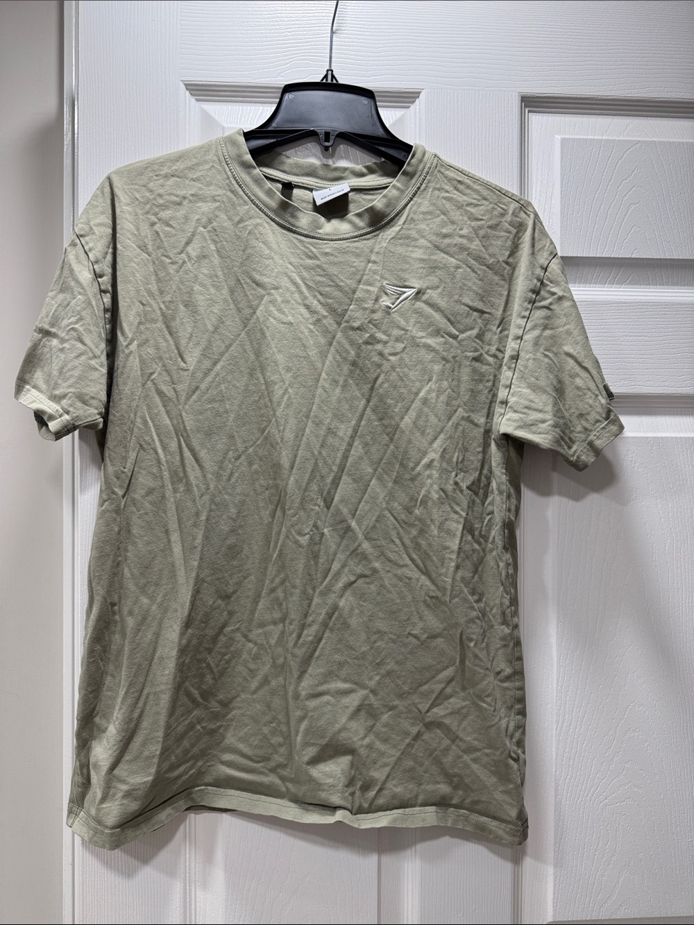 Gymshark Woman’s overdosed Crew T-Shirt in Olive Green